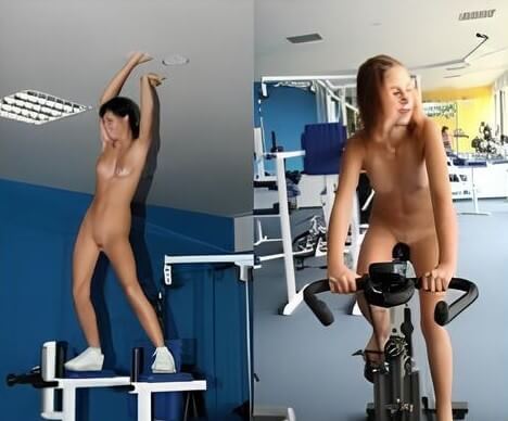 [NwDL] Nudists in the gym pics