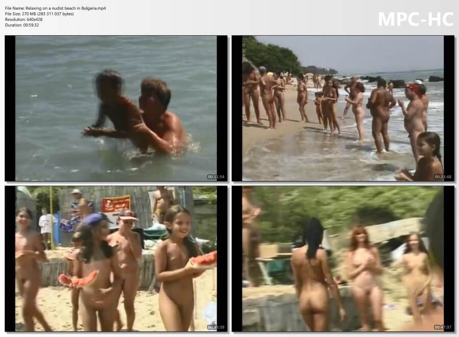 [NwDL] Relaxing on a nudist beach in Bulgaria